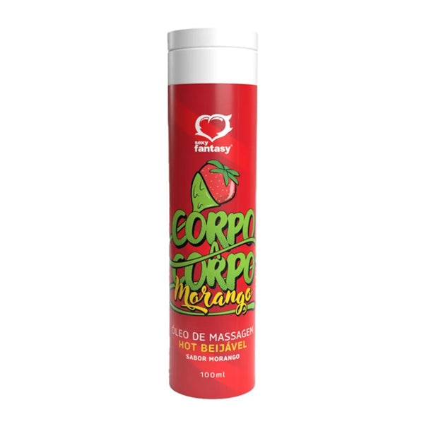 Óleo de Massagem Corpo a Corpo Hot Beijável 100ml