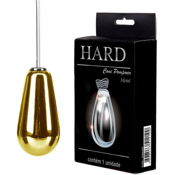 Cone Pompoarismo De Metal Dourado - HARD