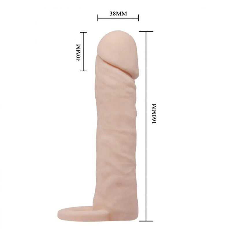 Capa Peniana com Extensor de 4cm e Anel Escrotal