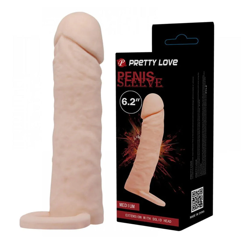 Capa Peniana com Extensor de 4cm e Anel Escrotal