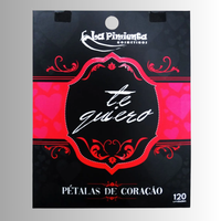 Pétalas de Coração Vermelho Aromáticas em Cetim