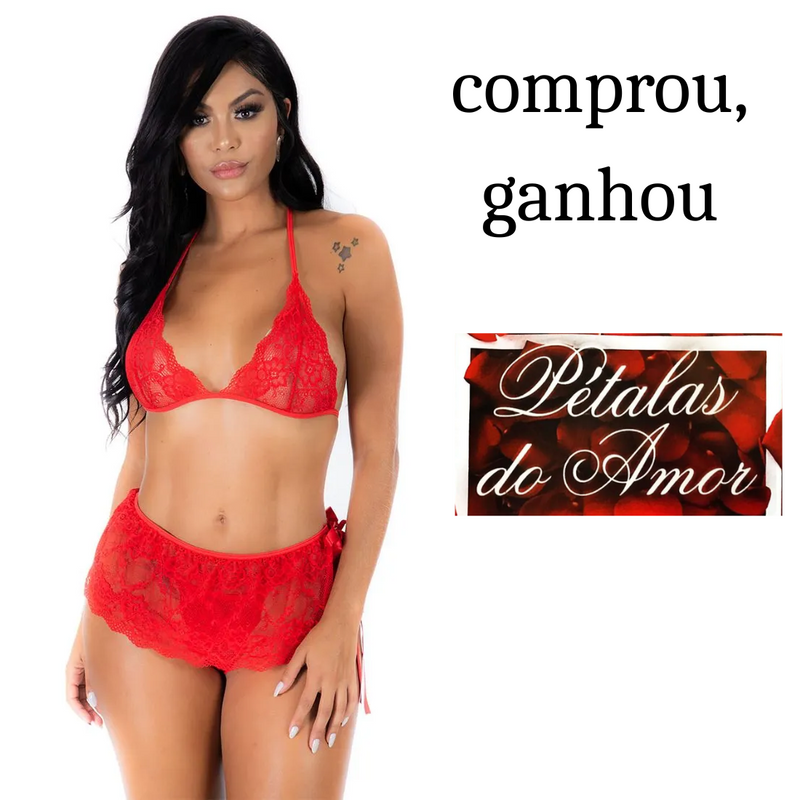 Fantasia Mini Assanhadinha - Petalas de brinde