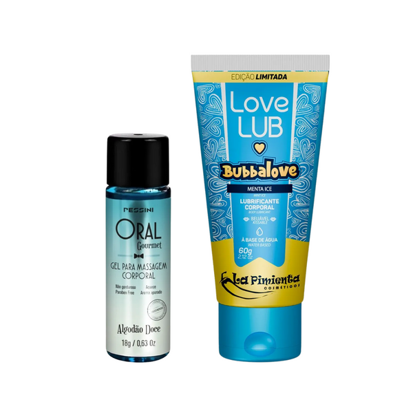 Kit Cristal - Oral gourmet + Lubrificante Ice