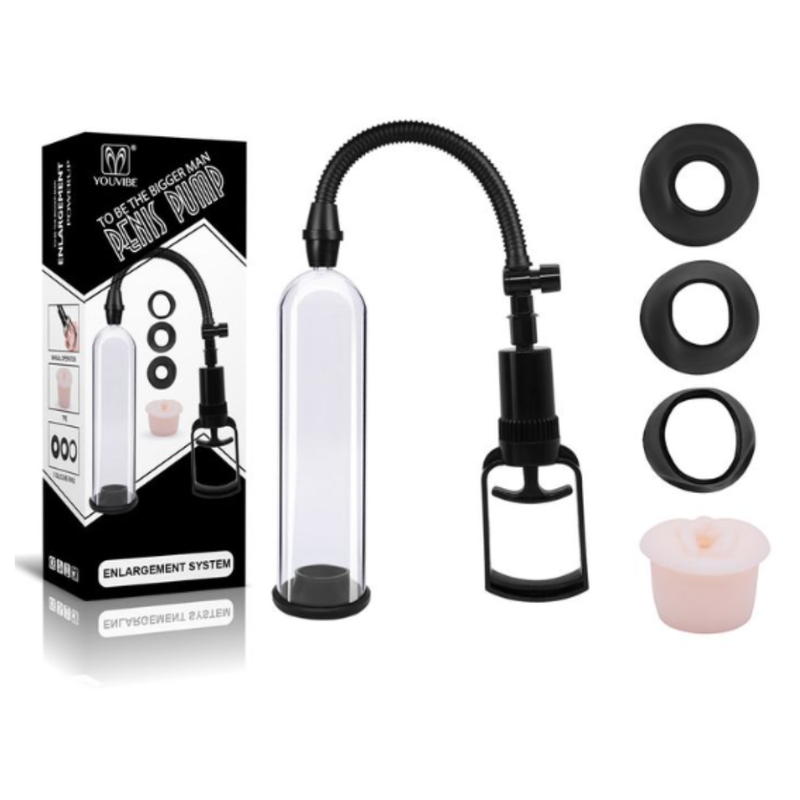 Bomba Peniana 4 Anéis Penis Pump