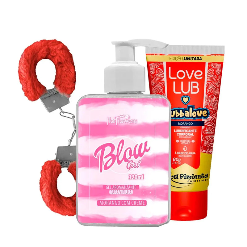 Kit - Blow  Algema e Love Lub Bubbalove