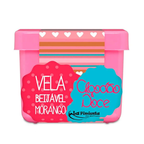 Vela Beijável  - Morango